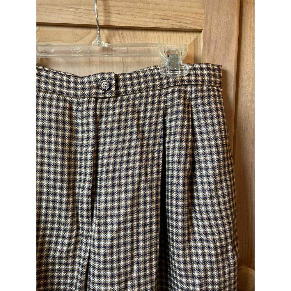 Jh Collectibles Vintage Wool Blend High Waisted Pleated Pants | Medium View 2